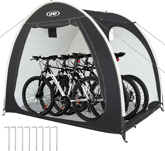 UNP Bike Storage Shed Tent, Portable Outdoor Bike Storage Tent by UNP