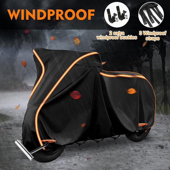 420D Waterproof Motorcycle Cover - Image 6