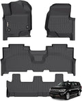 GINOWY-Floor Mats for Ford Expedition MAX 2025 2024 2023 2022 2021 Bench Seat 8 by GINOWY