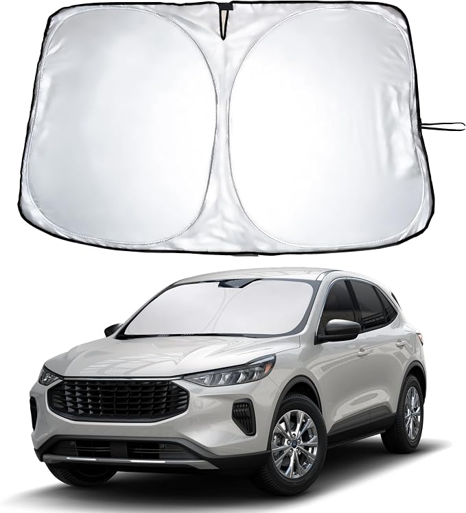 Econour Windshield Sun Shade for 2020-2025 Ford Escape Sunshade Foldable Window by EcoNour