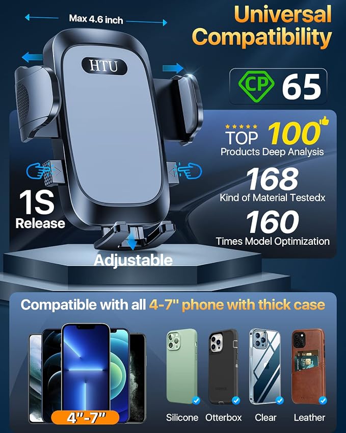 2025 Ultimate Car Phone Mount【98+LBS Strongest Suction & Military-Grade】【Patent - Image 6