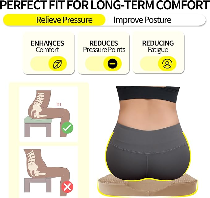 Comfort Memory Foam Seat Cushion - Image 3