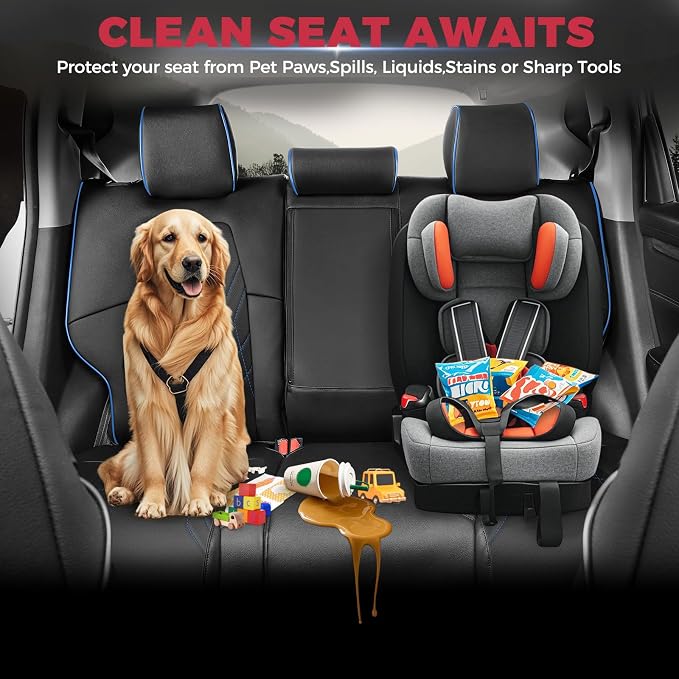 FREESOO CRV Seat Covers Full Set, - Image 6