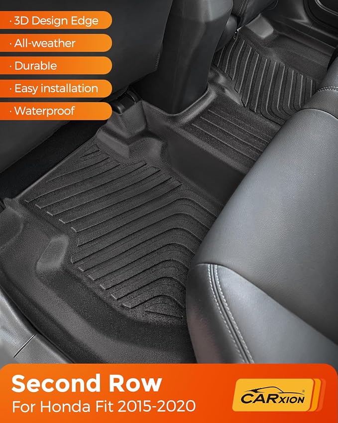 Car Floor Mats for Honda Fit : 2015-2020 Cargo Trunk Liner, Accessories All - Image 6
