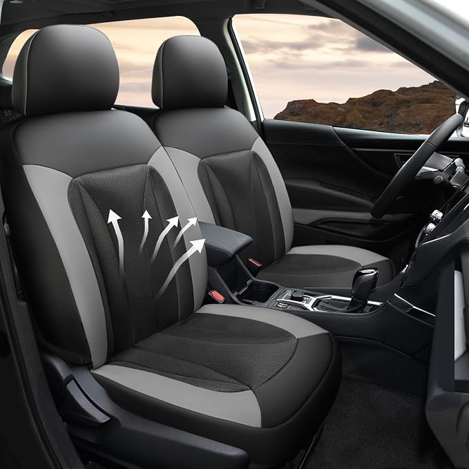GIANT PANDA Fit Subaru Outback Forester Crosstrek Legacy Impreza Front Car Seat - Image 2