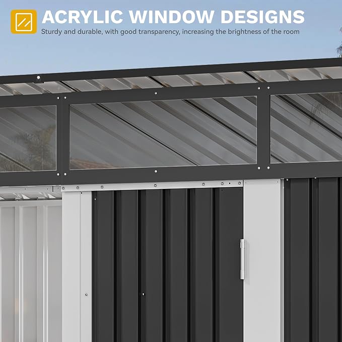 DWVO 9x4 FT Outdoor Storage Shed - Image 5