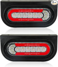 Agrieyes Trailer Lights with Bracket, Oval LED Trailer Lights with Sequential by Agrieyes