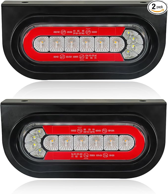 Agrieyes Trailer Lights with Bracket, Oval LED Trailer Lights with Sequential by Agrieyes