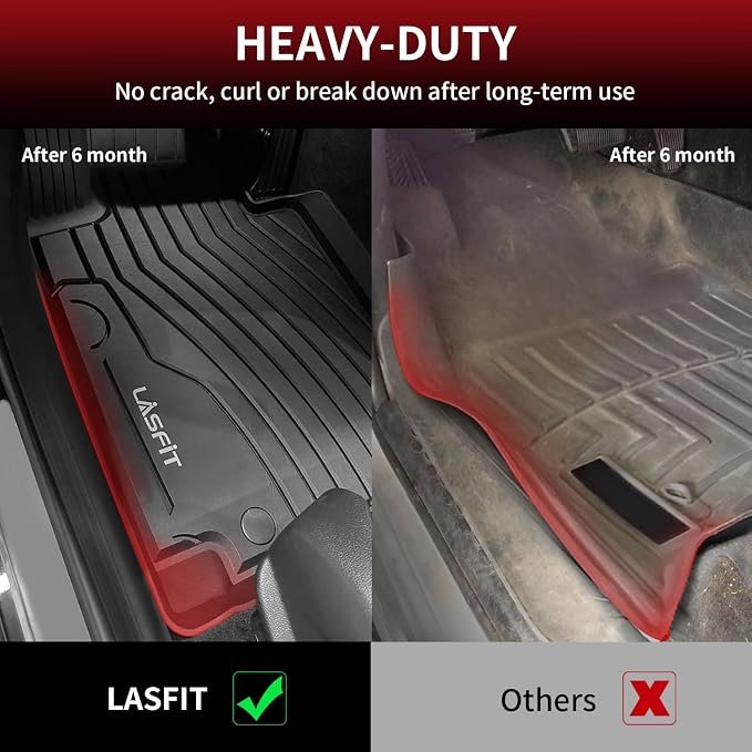 LASFIT Floor Mats & Cargo Mat for Mercedes Benz GLC 2016-2022 GLC300 / GLC350e - Image 5