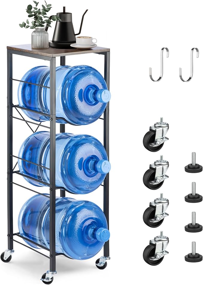 3-Tier 5 Gallon Water Bottle Holder by Unknown
