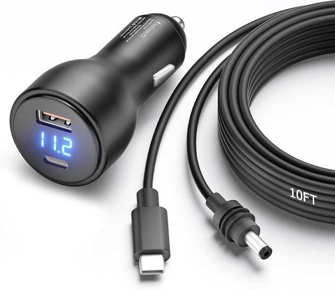 3 in 1 Starlink Mini Cable Cigarette Lighter 10FT Car Adapter by Gunovy