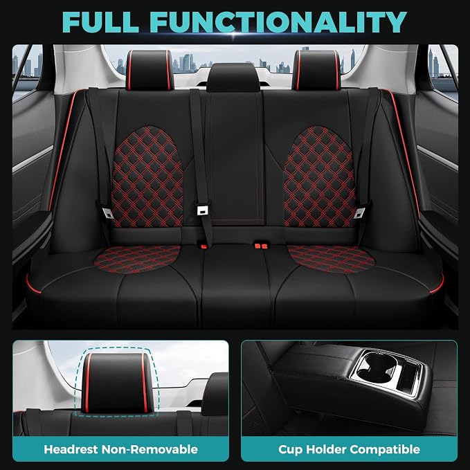 for Toyota Camry Seat Covers Hybrid LE SE 2018 2019 2020 2021 2022 2023 2024 - Image 5