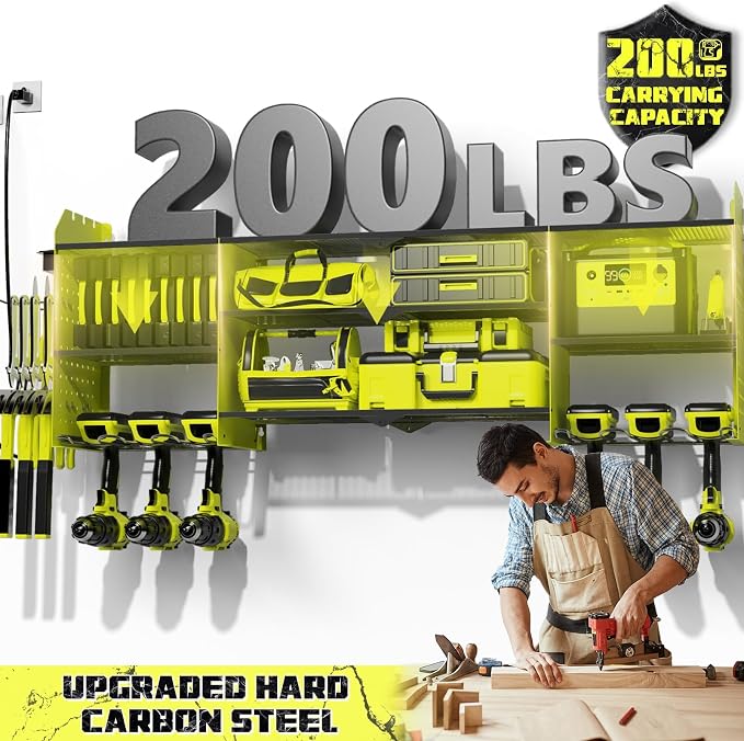 45" Large Power Tool Organizer Wall Mount - Image 4