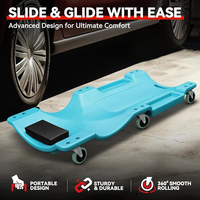 Auto Dynasty 40 Inches Mechanic Creeper, Automotive Garage Repair Low Profile - Image 2
