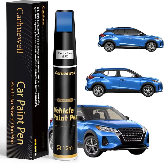 Electric Blue Touch Up Paint Compatible by Carhuewell