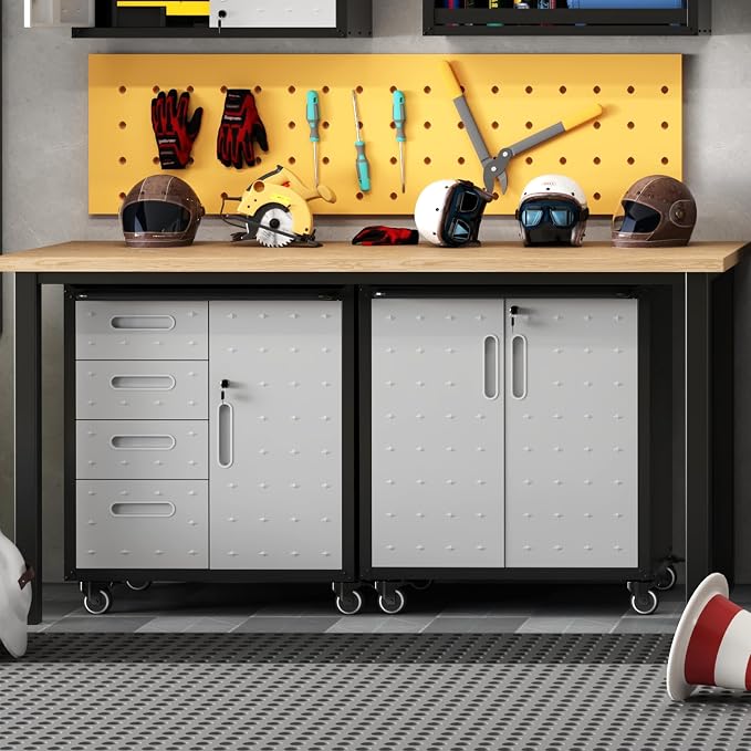 Metal Garage Storage Cabinet - Image 2