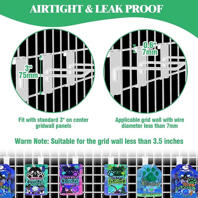40Pcs 4" Gridwall Display Hooks Assortment Set, Wire Diameter 5mm// 0.2” - Image 6