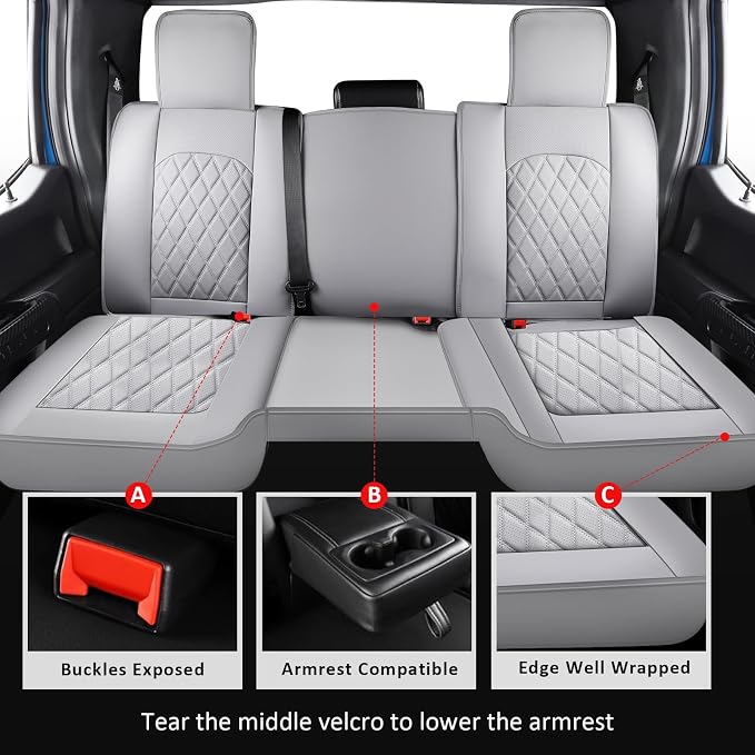 MIROZO Dodge Ram Seat Covers - Image 3