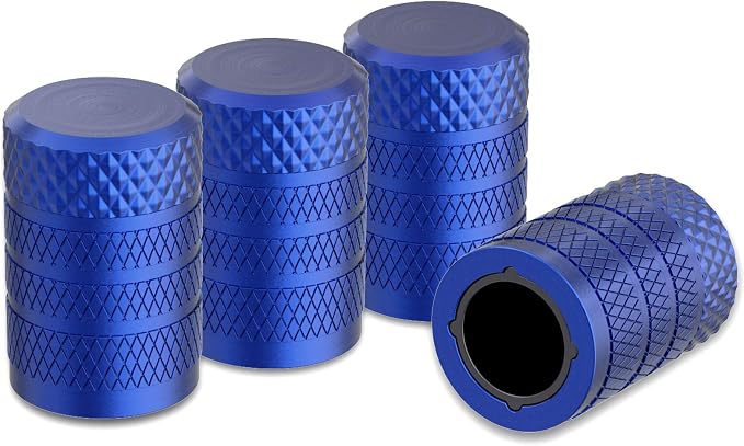 CKAuto Tire Valve Stem Caps, Anodized Aluminum Tire Valve Cap Set, Corrosion by CKAuto