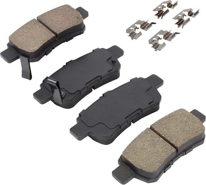 Premium Ceramic Rear Brake Pads Compatible - Image 2