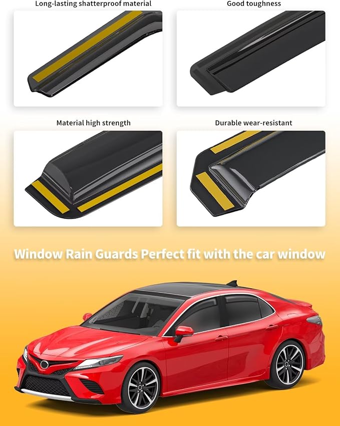 in-Channel Window Rain Guards Fit - Image 8
