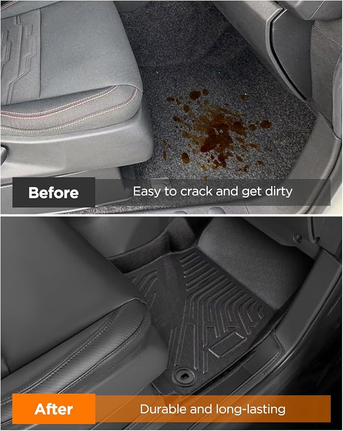 DrCarNow Floor Mats for Nissan Frontier 2025 2024 2023 2022 Crew Cab - Image 4