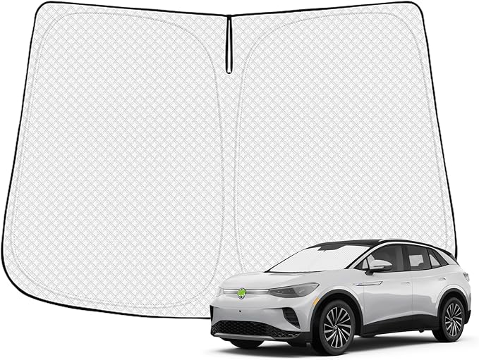 Windshield Sun Shade for 2021-2025 2026 Volkswagen/VW ID.4 Accessories Thicken by Canvcle