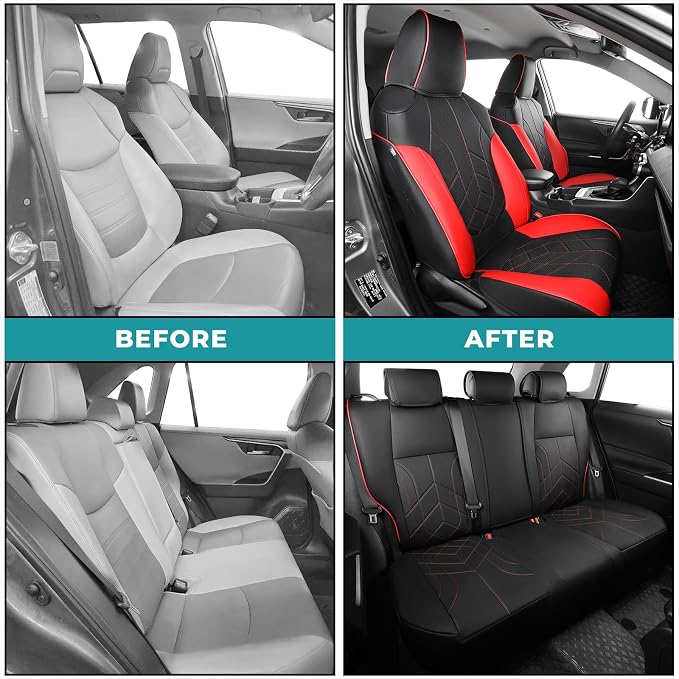 for Toyota RAV4 Seat Covers 2019 2020 2021 2022 2023 2024 2025 RAV 4 LE XLE - Image 5