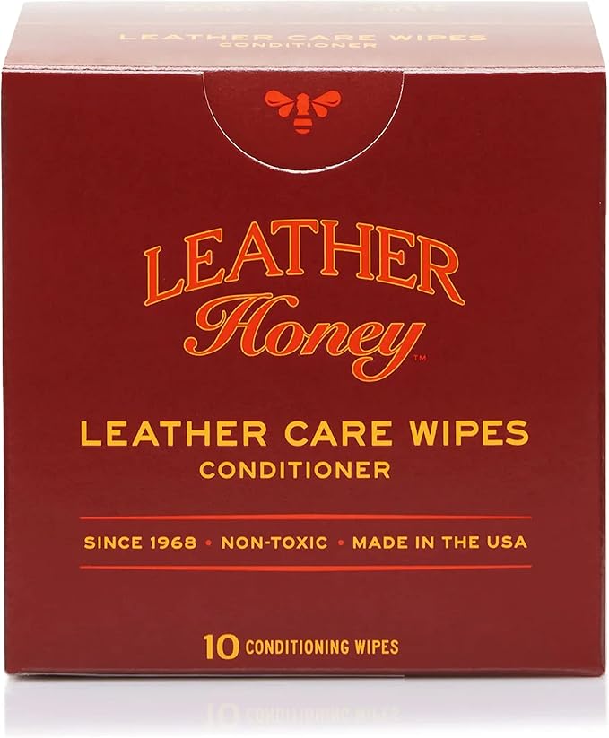 Leather Honey Leather Conditioner Wipes: Restore Leather On-The-Go. Protect & by LeatherHoney