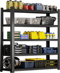 72''H Garage Shelving Heavy Duty, 2500LBS Storage Shelves, 5-Tier Adjustable by Qxdyt