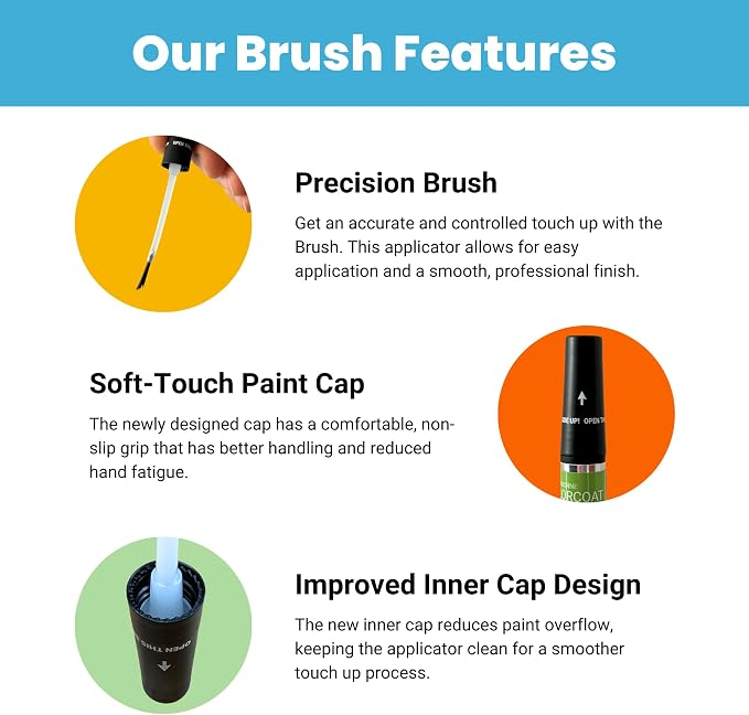 TouchUpDirect 1F7 Classic Silver Metallic Compatible - Image 2
