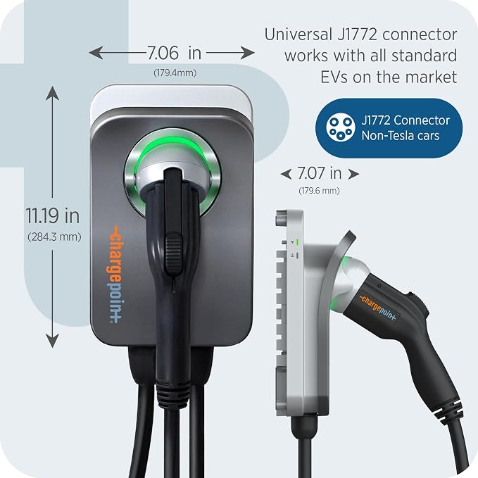 ChargePoint HomeFlex Level 2 EV Charger J1772, NEMA 14-50 Plug - Image 2