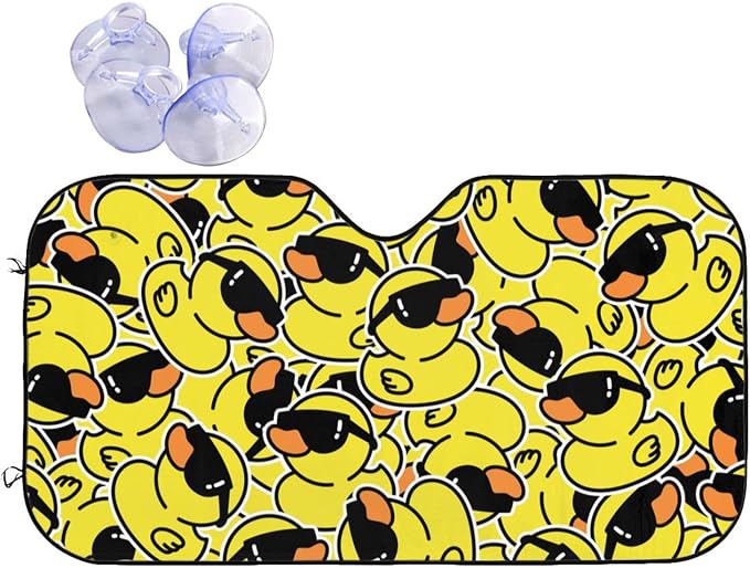 Duck Car Windshield Sunshade Front Window Sun Visor Protector Foldable Shield by mutakin