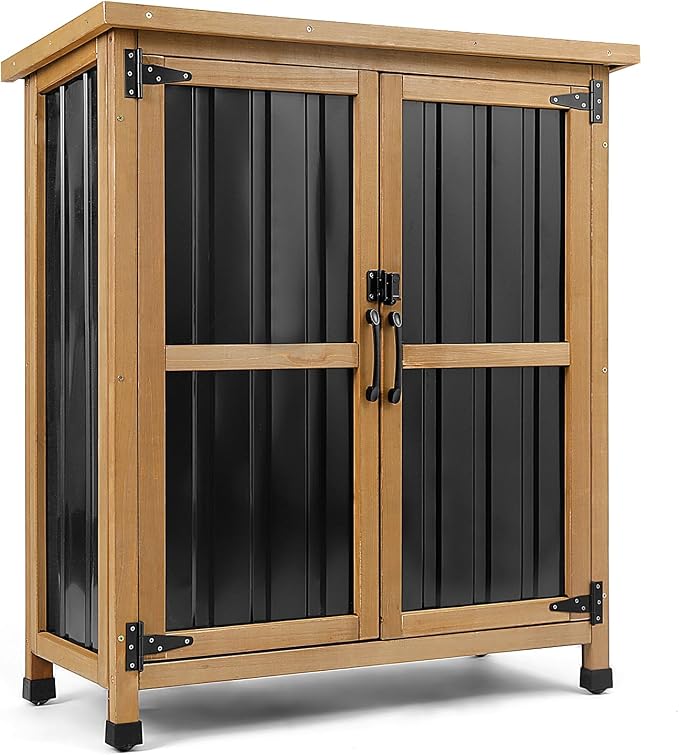 Weatherproof Outdoor Storage Cabinet by PETSCOSSET