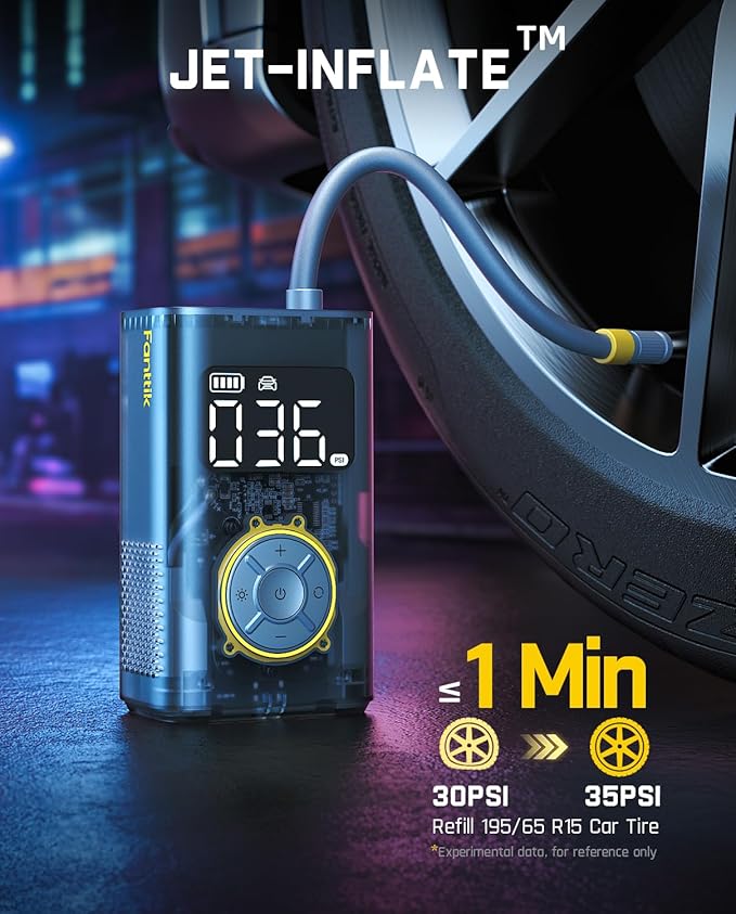 Fanttik X9 Pro Portable Tire Inflator - Image 2