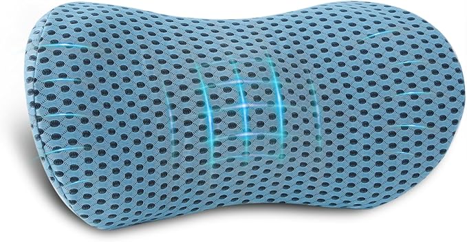 Lumbar Pillow, Memory Foam Lumbar Support Pillow by FOUSUPDT
