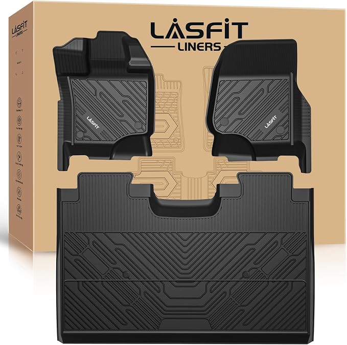 LASFIT Floor Mats for Ford F-150 2015-2025 | F150 Lightning 2022-2025 SuperCrew by LASFIT