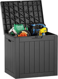 EAST OAK Outdoor Storage Box, 31 Gallon Deck Box, Waterproof Resin Storage Bin by EASTOAK