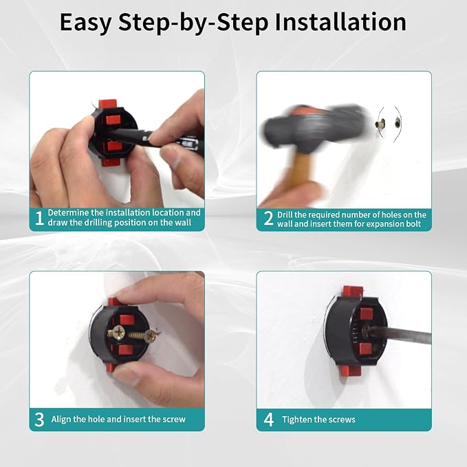 Road Bike Handlebar Wall Mount, Space-Saving & Easy Installation, Sturdy Garage - Image 4