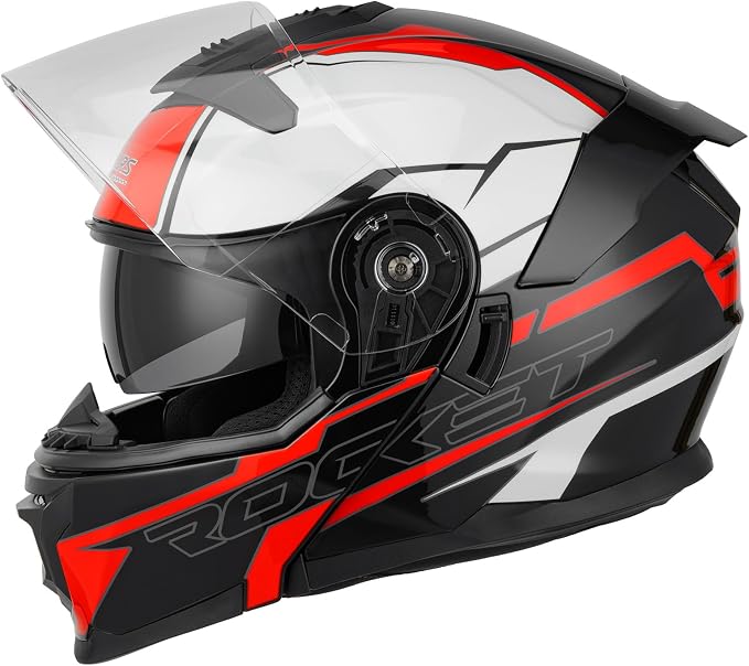Modular Motorcycle Helmets Full Face Flip up Street Bike Motorcycle Helmet - Image 7