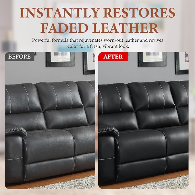 Leather Recoloring Balm Leather Color Restorer Scratch Repair Leather Paint - Image 3