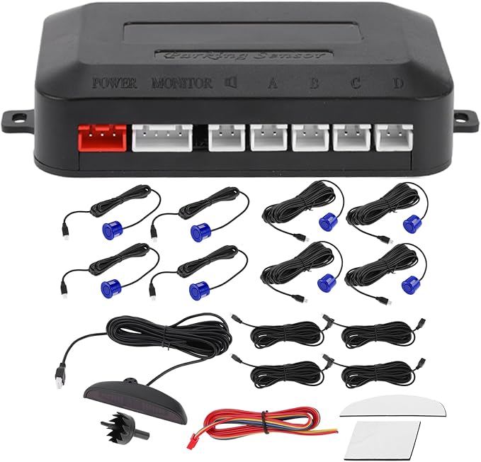 Motoforti Universal Car Auto Vehicle Reverse Backup Radar System Reverse by MOTOFORTI