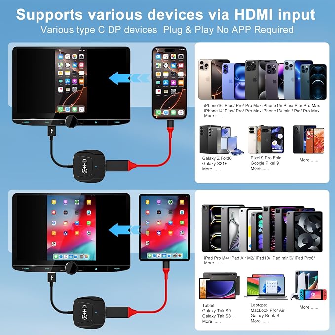 Wireless CarPlay Adapter for Apple, Plug and Play CarPlay Wireless Adapter - Image 3