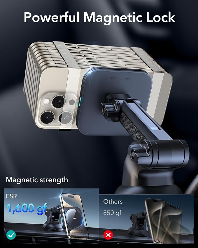 ESR for MagSafe Car Mount Charger, for Magsafe Car Charger, - Image 5