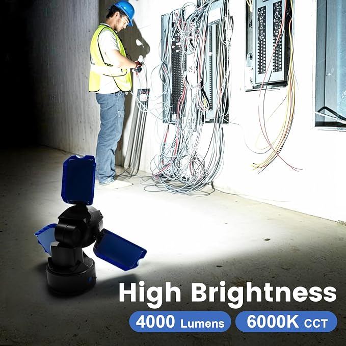 4000LM Rechargeable LED Work Light - Image 3