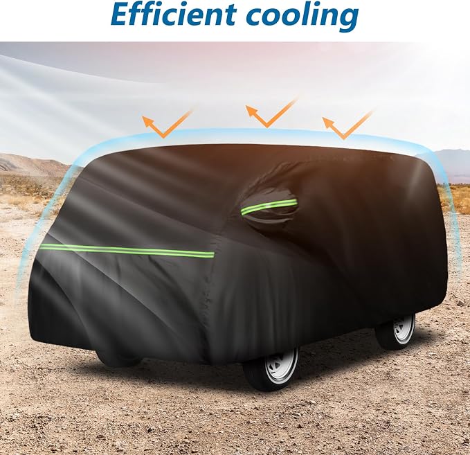 Car Cover for 1964-1970 Dodge A100 for VW Bus T1 T2 T3 1950-1992, 420D Oxford - Image 4