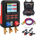Digital Manifold Gauge, HVAC Refrigerants Digital AC Gauges Set by One-StopcoolingDepotforPros