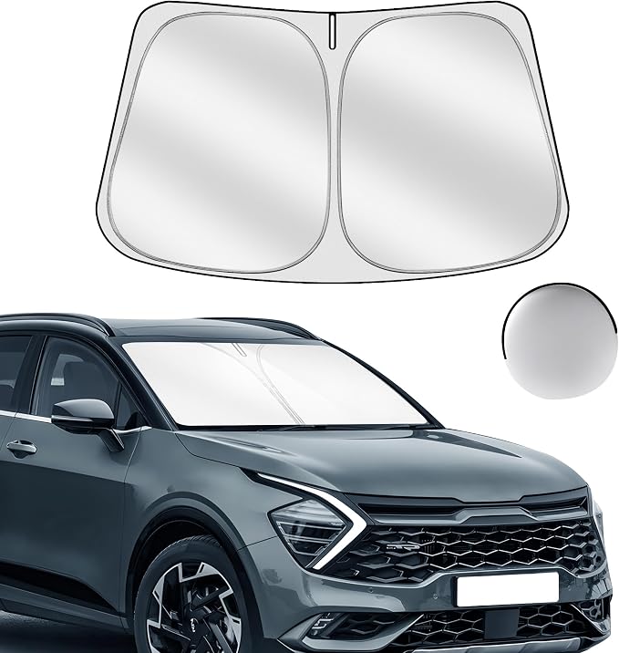 Windshield Sun Shade for Kia Sportage NQ5 2023-2025 Foldable Sunshade Custom by SULAGIWINDSHIELDSUNSHADE