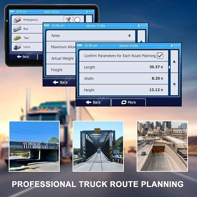 Car GPS Navigation, Latest 2025 Map 7 inch Touch Screen Car GPS, Voice Turn - Image 4