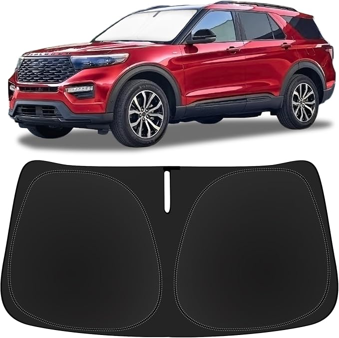 for Ford Explorer 2024 Windshield Sun Shade Window Sunshade fit by SLOGENTO